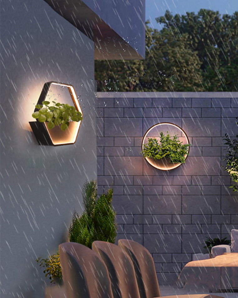 WOMO Outdoor Plant Wall Light-WM9013