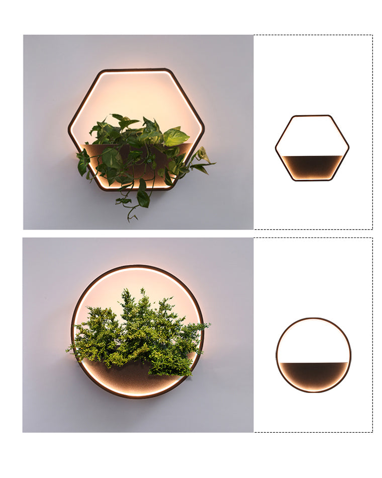 WOMO Outdoor Plant Wall Light-WM9013