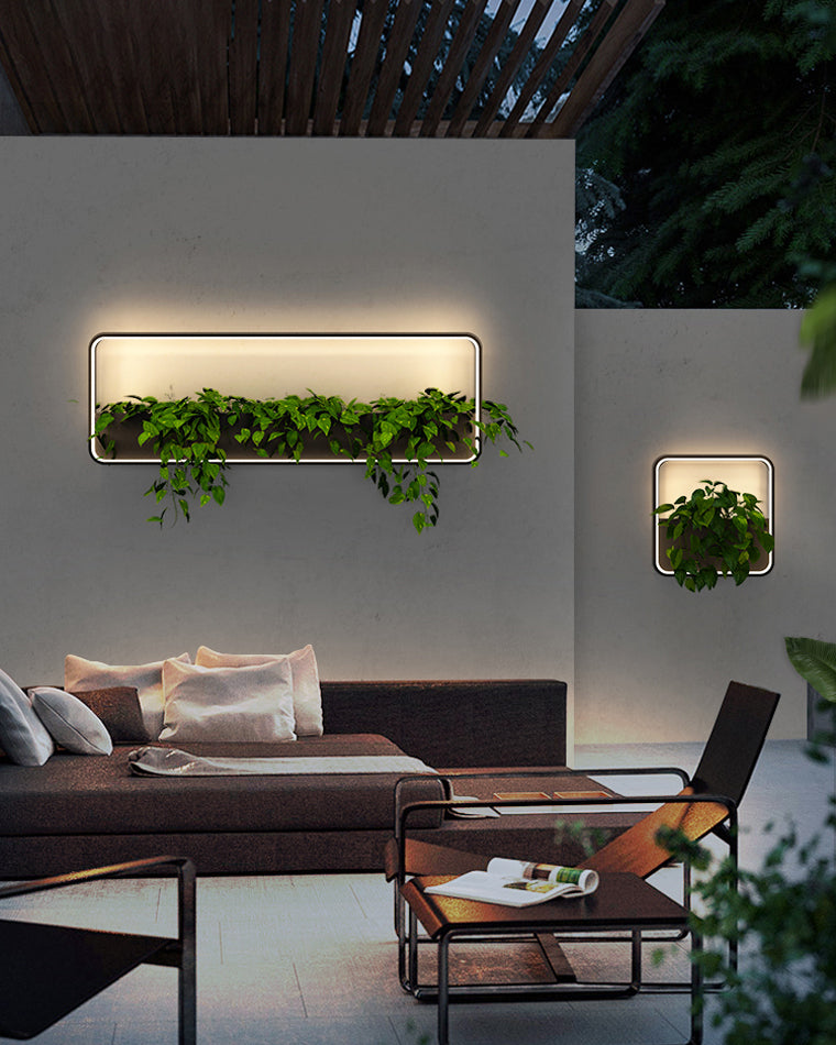 WOMO Outdoor Plant Wall Light-WM9013