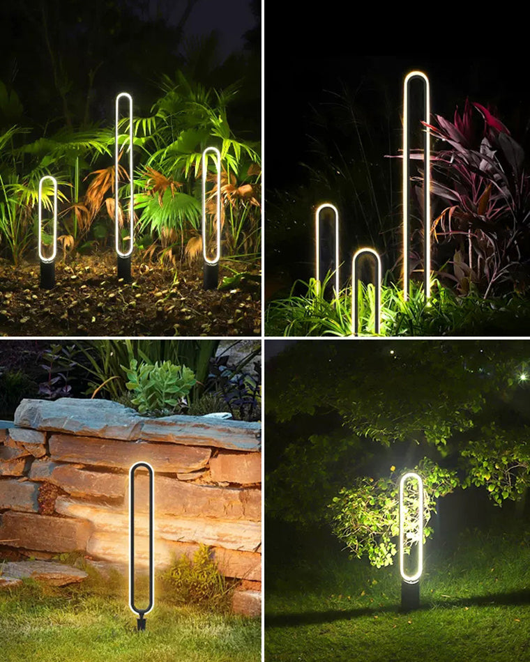 WOMO Long Oval Pathway Light-WM9016