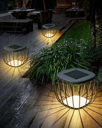 WOMO Solar Bench Floor Light-WM9019