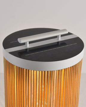 WOMO Outdoor Solar Portable Wicker Lantern-WM9020