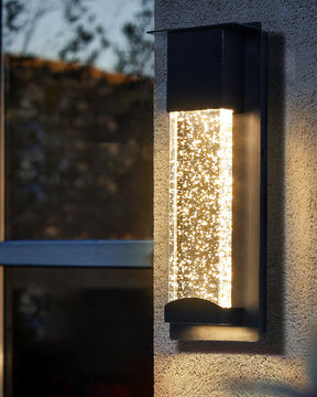 WOMO Outdoor Seeded Glass Wall Light-WM9024