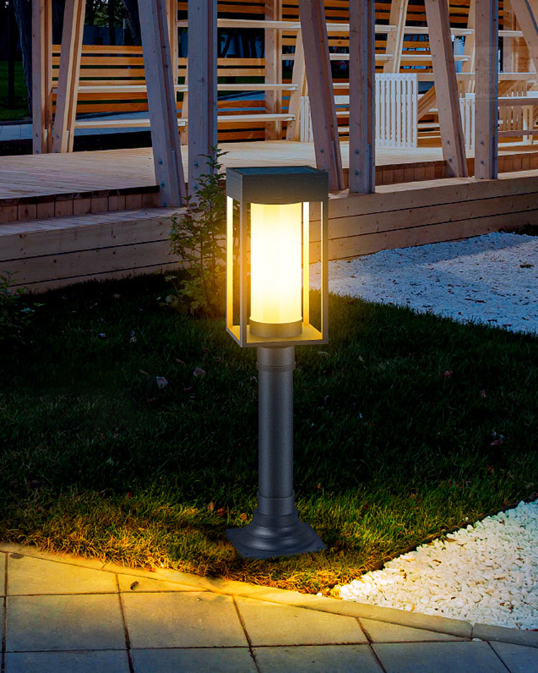 WOMO Solar Pathway Bollard Light-WM9026