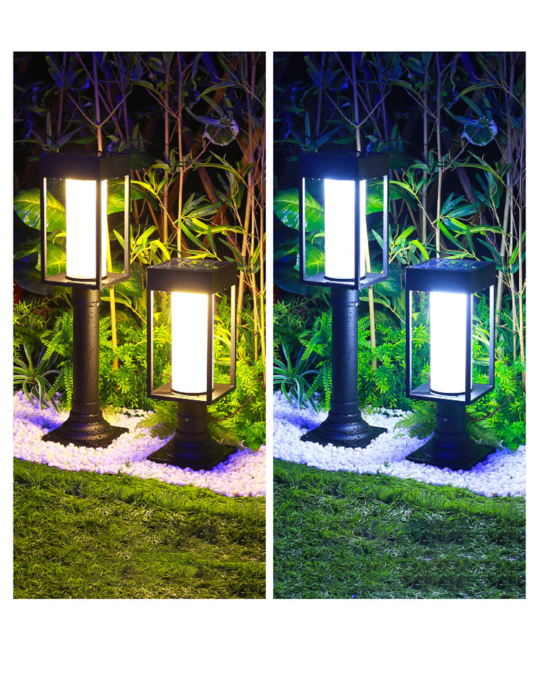 WOMO Solar Pathway Bollard Light-WM9026