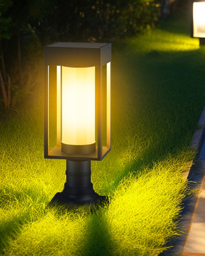 WOMO Solar Pathway Bollard Light-WM9026