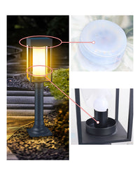 WOMO Solar Pathway Bollard Light-WM9026