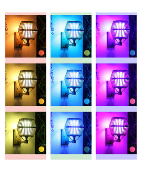 WOMO Solar Wall Lantern-WM9038
