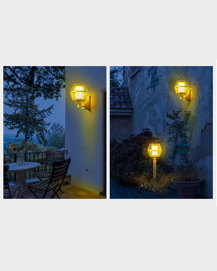 WOMO Solar Wall Lantern-WM9038