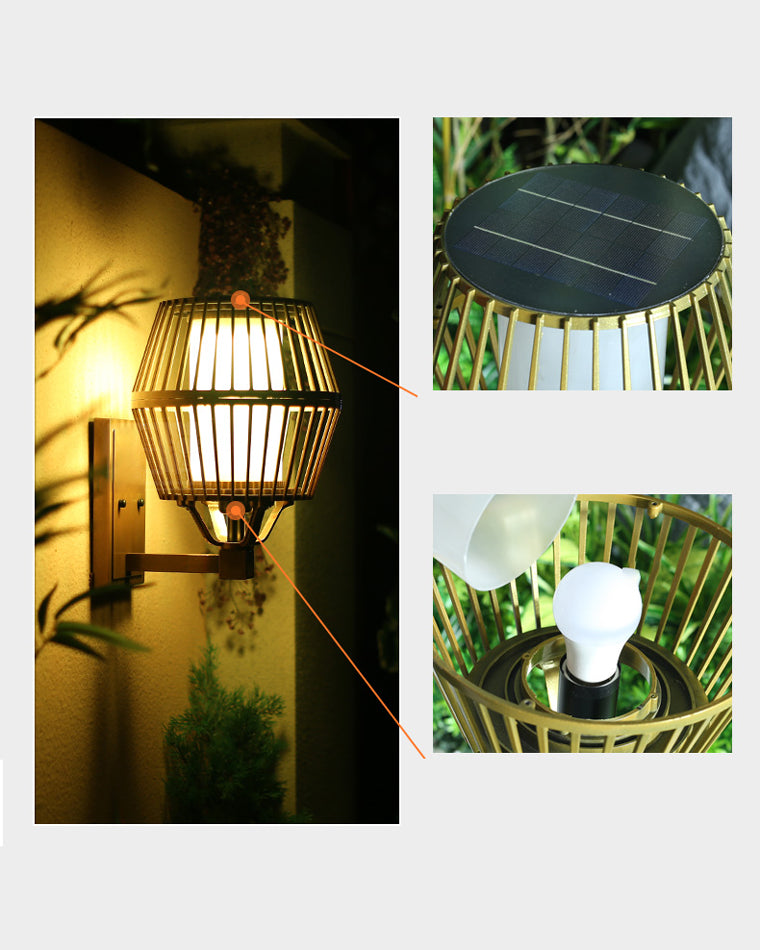 WOMO Solar Wall Lantern-WM9038