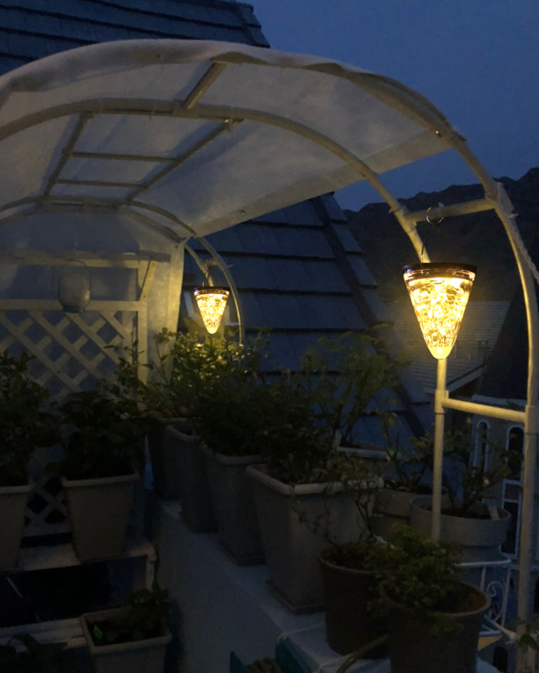 WOMO Solar Hanging Strawberry Hue Lantern-WM9040