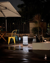 WOMO Solar Pleated Glass Lantern-WM9043