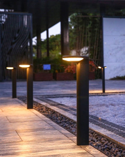 WOMO Solar Bollard Pathway Light-WM9091