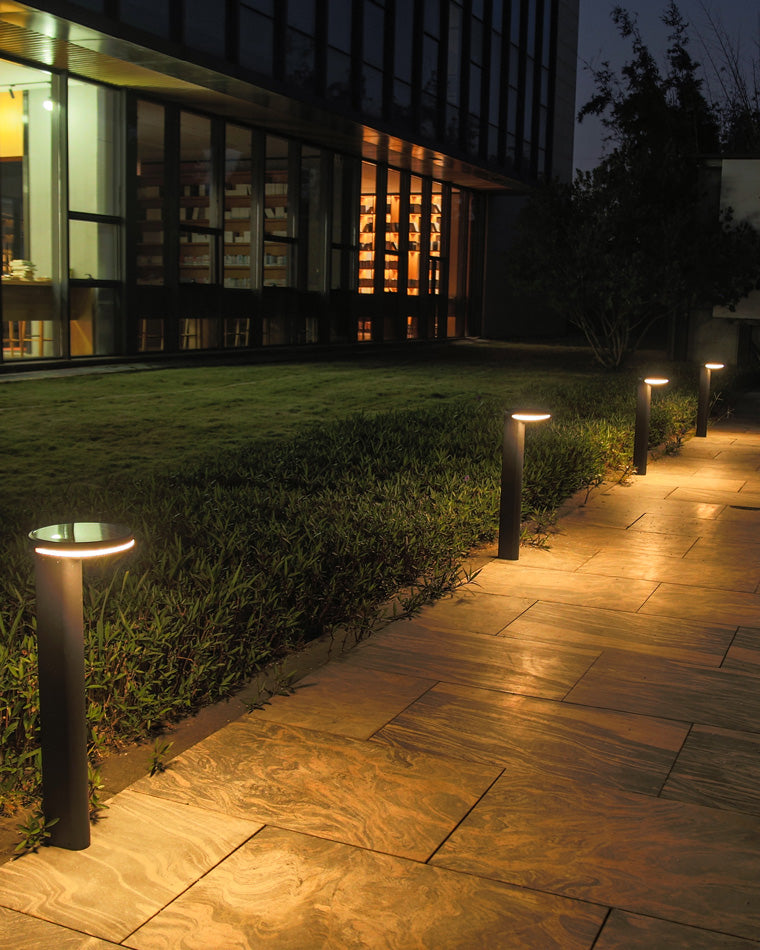 WOMO Solar Bollard Pathway Light-WM9091