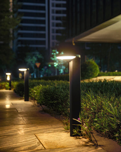 WOMO Solar Bollard Pathway Light-WM9091