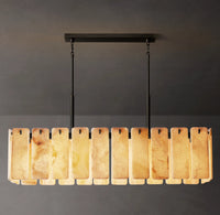 WOMO Alabaster Rectangular Chandelier - Calamette