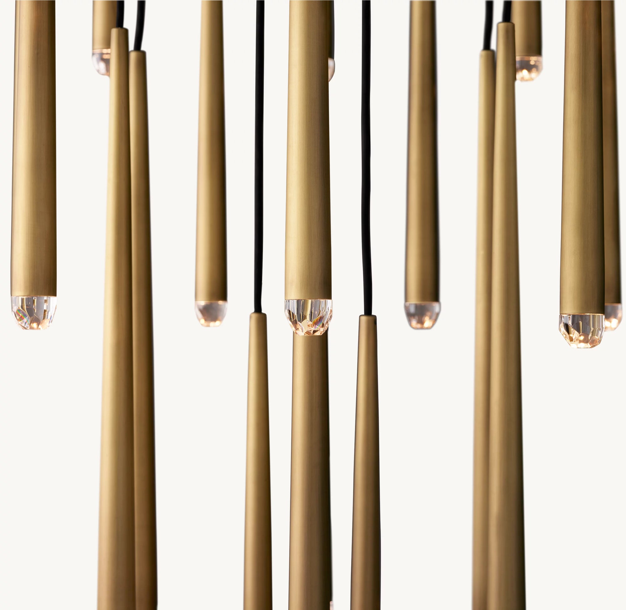 WOMO Pin Cascading Round Chandelier - Aquitaine