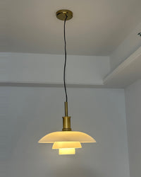 WOMO Danish Designer Milk Glass Pendant Lamp-WM2116