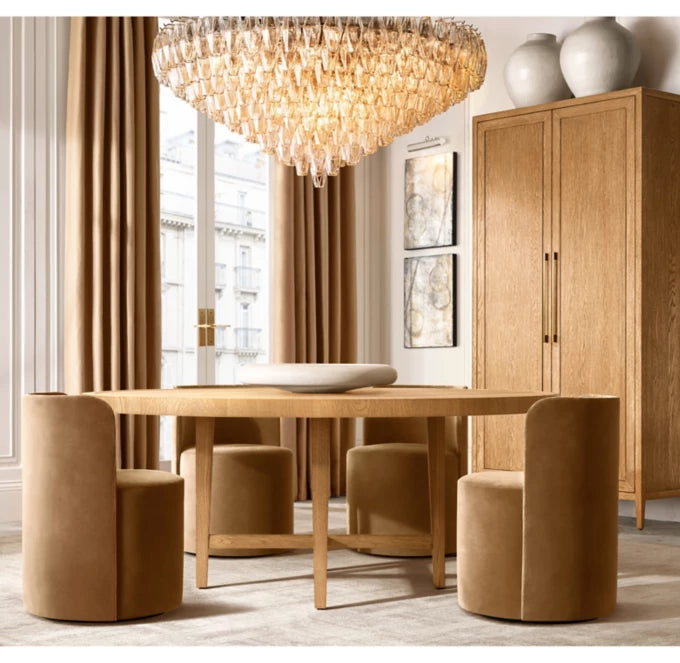WOMO Clear Murano Glass Tiered Chandelier - Chiara