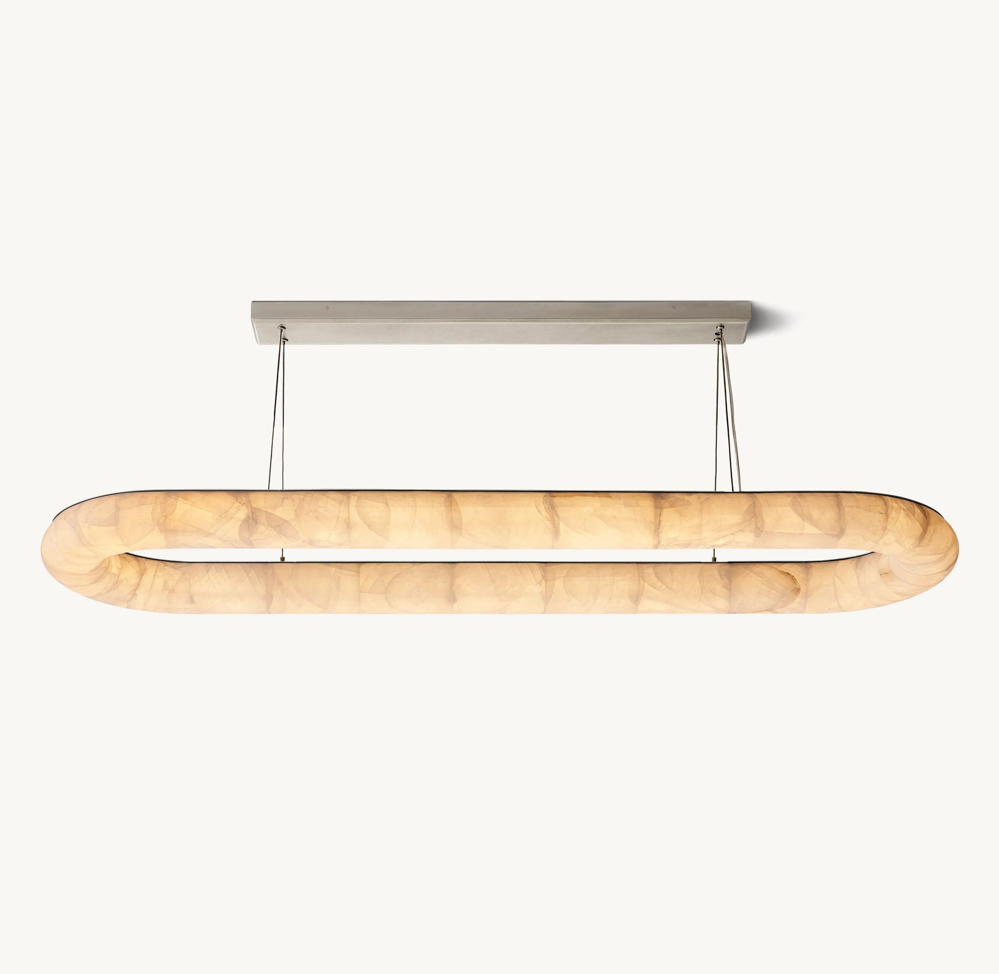 WOMO Lisse Linear Alabaster Chandelier - Rivage