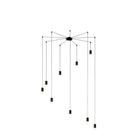 WOMO Spider Off Center Chandelier-WM2107