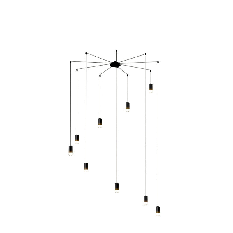 WOMO Spider Off Center Chandelier-WM2107