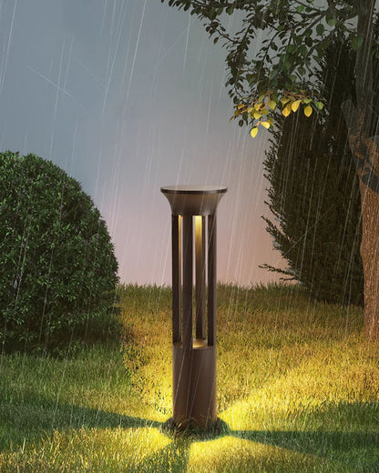 WOMO Solar Lawn Bollard Light-WM9056