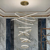 WOMO Large Tiered Ring LED Foyer Chandelier-WM2160 thumbnail