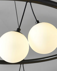 WOMO Cherry Glass Globe Chandelier-WM2318