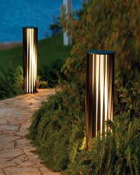 WOMO Decorative Solar Bollard Light-WM9179