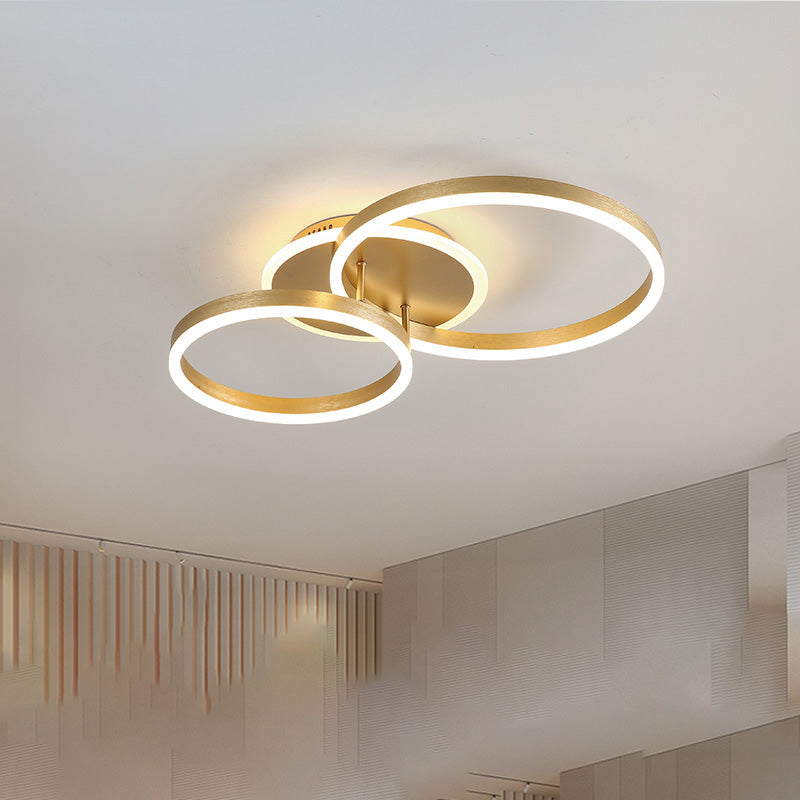WOMO Circular LED Flush Mount Ceiling Light-WM1032