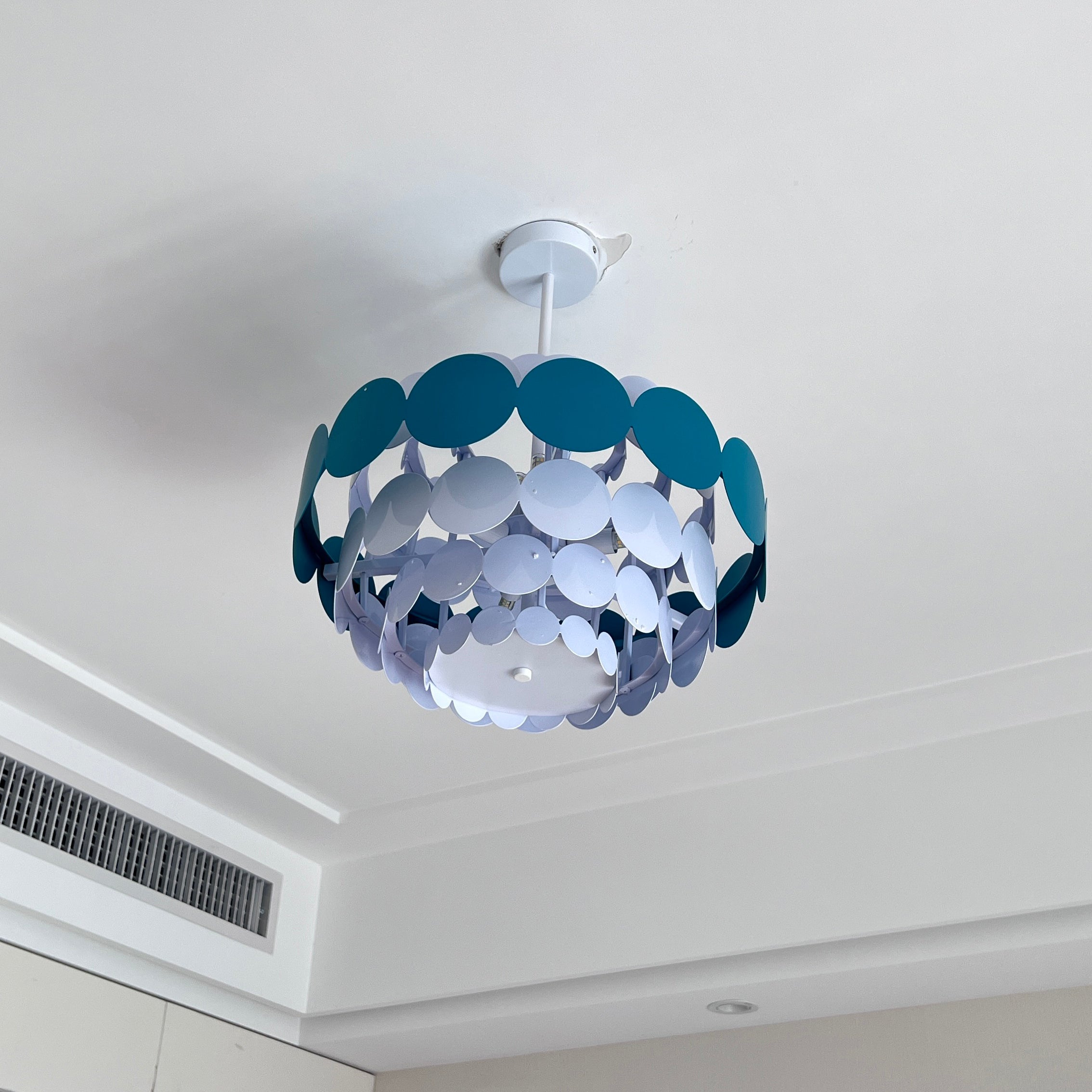 WOMO Scandi Scalloped Round Chandelier-WM2140