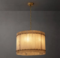 WOMO Alabaster Round Chandelier - San Marco