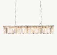 WOMO Crystal Prism Rectangular Chandelier - Rhys