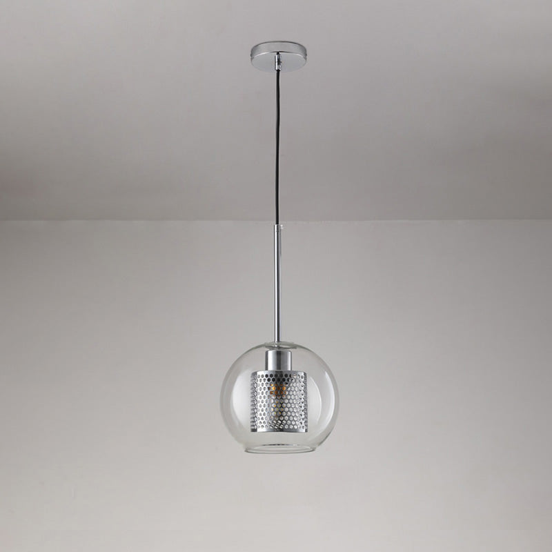 WOMO Elegant Round/Cylinder Glass Pendant Light-WM2095