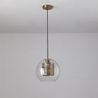 WOMO Elegant Round/Cylinder Glass Pendant Light-WM2095