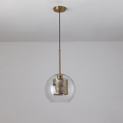 WOMO Elegant Round/Cylinder Glass Pendant Light-WM2095