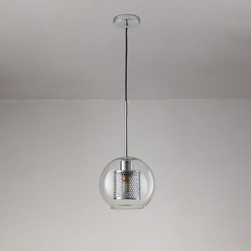 WOMO Elegant Round/Cylinder Glass Pendant Light-WM2095