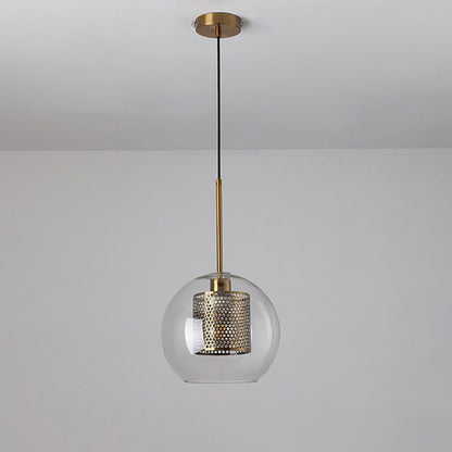 WOMO Elegant Round/Cylinder Glass Pendant Light-WM2095