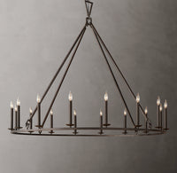 WOMO Candelabra Round Chandelier – Openwork