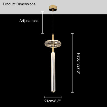 WOMO Cypher Vertical/Horizontal Glass Pendant light-WM2153