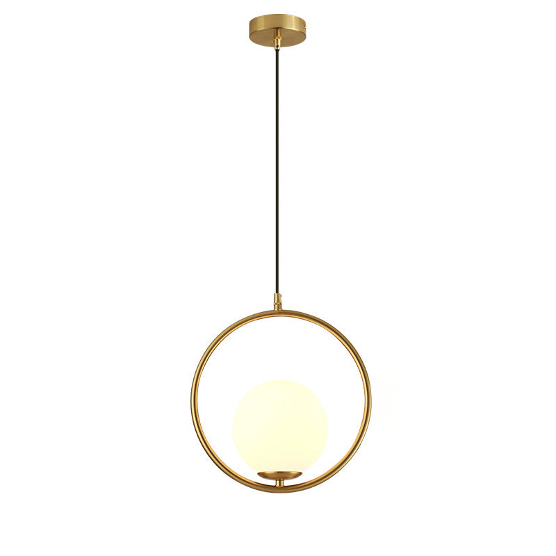 WOMO Glass Globe Pendant Light-WM2097