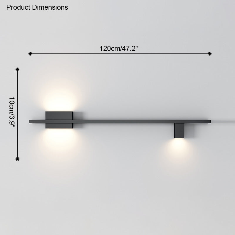 WOMO Long Linear Wall Sconce with Shelf-WM6072