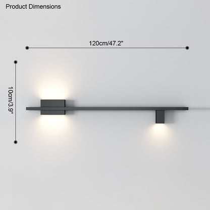 WOMO Long Linear Wall Sconce with Shelf-WM6072