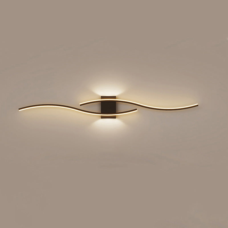 WOMO Curved Accent Wall Sconce-WM6005