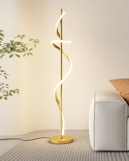 WOMO Dimmable Spiral Floor Lamp-WM7073