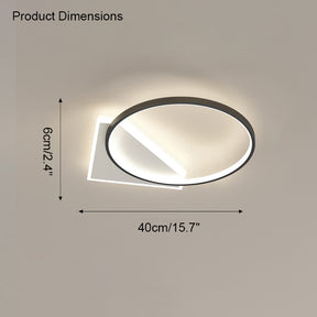 WOMO Geometric Flat Ceiling Light-WM1031