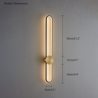 WOMO Long Oval LED Wall Sconce-WM6032