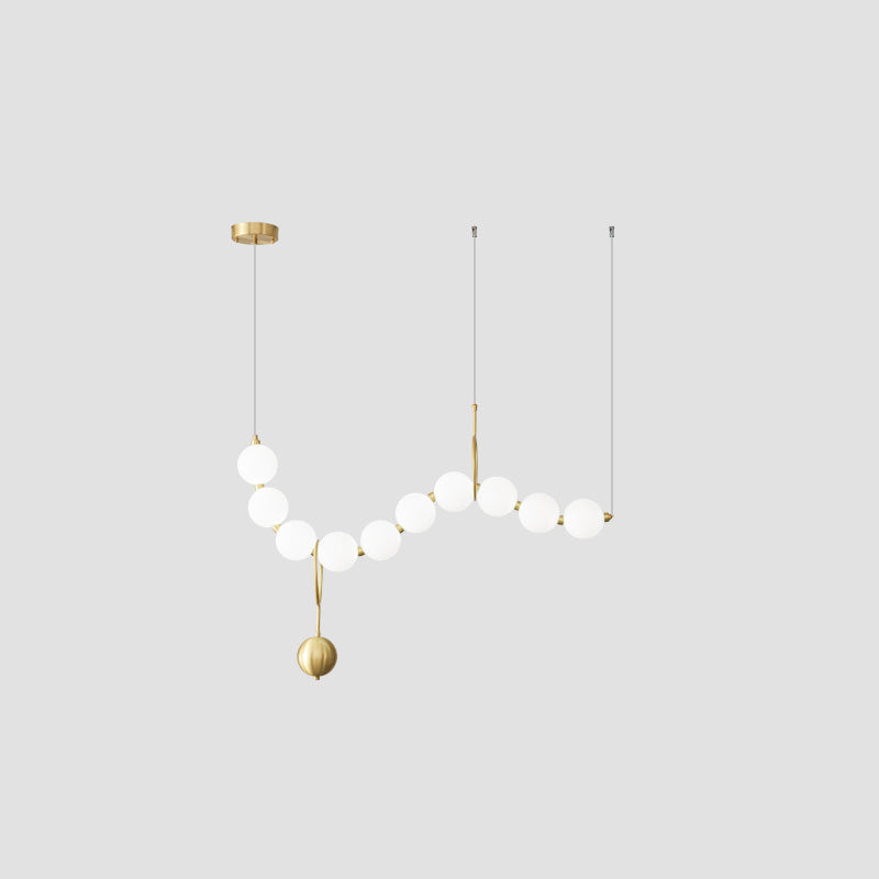 WOMO String Pearl Chandelier-WM2102