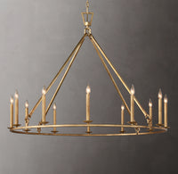 WOMO Candelabra Round Chandelier – Openwork